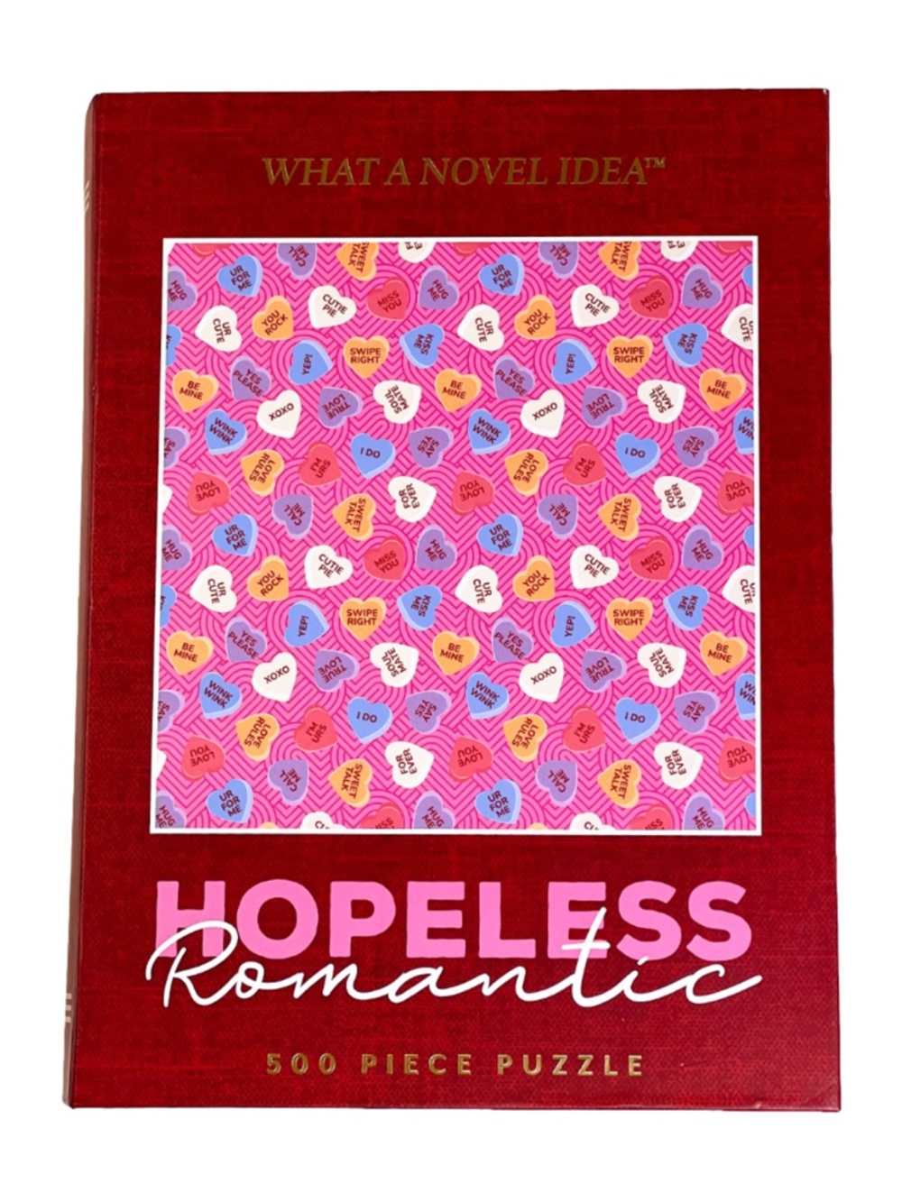 PUZZLE Hopeless Romantic Candy Hearts 500 Pieces NEW